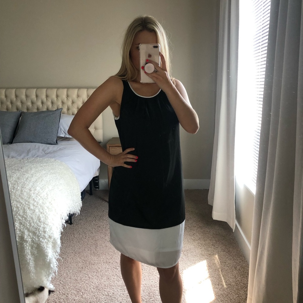 Black and White Business Dress